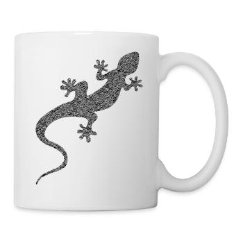 Die Eidechse - Tasse - Weiß - Rechts