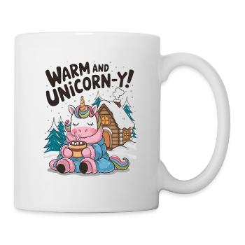 Warm And Unicorn-y! - Mug - white - Right