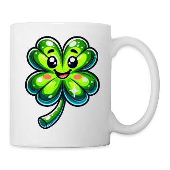 kleeblatt - Tasse - Weiß - Rechts