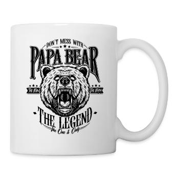 Papa Bear - Tasse - Weiß - Rechts