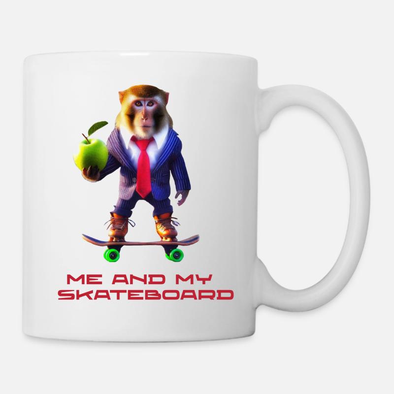 Fun monkey - Tasse - Weiß