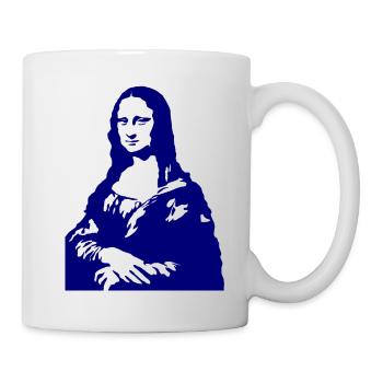 Mona Lisa - Tasse - Weiß - Rechts