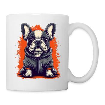 French Bulldog Puppy Frenchie Dog Dog - Mug - white - Right