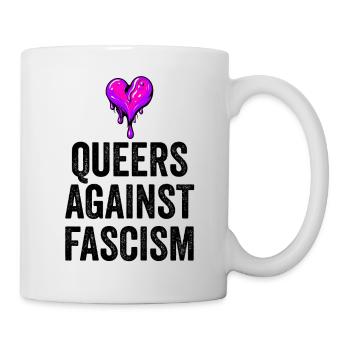 Queers against fascism - Tasse - Weiß - Rechts