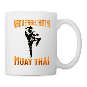 Muay Thai Boxing Muay Thai - Tasse - Weiß - Rechts