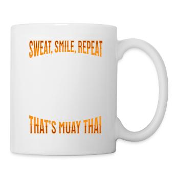 Muay Thai Boxing Muay Thai - Tasse - Weiß - Rechts