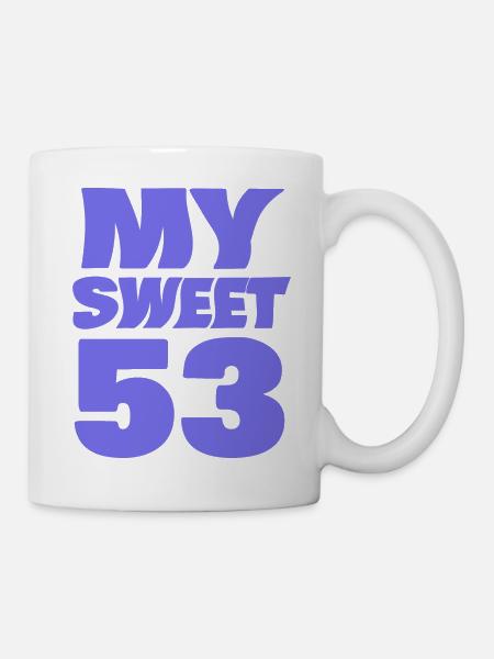 Alter 53 - Tasse - Weiß