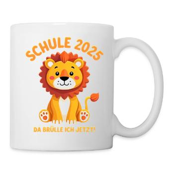 Kinder Schulkind - 2025 Einheitstag - Tasse - Weiß - Rechts