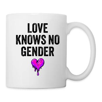 LOVE KNOWS NO GENDER - Tasse - Weiß - Rechts