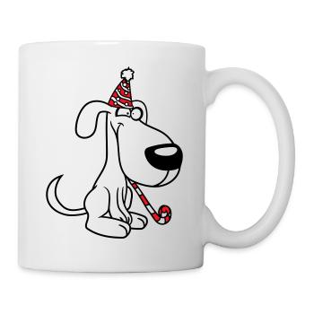 Dog Birthday New Year's Eve Party Hat Celebrate Toad - Mug - white - Right