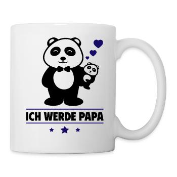 Ich werde Papa - Tasse - Weiß - Rechts