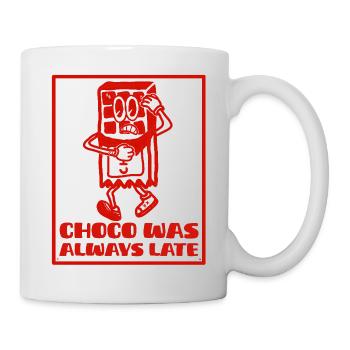 Schokolade Late Vintage Maskottchen - Tasse - Weiß - Rechts