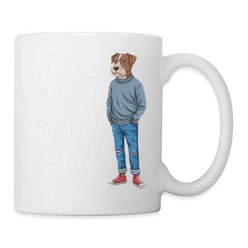 Je ne suis qu’un mème Chill Guy - Mug blanc - blanc - Droite