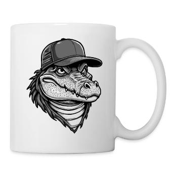 Alligator frais - Mug blanc - blanc - Droite