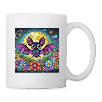 Chauve-souris - Mug blanc - blanc - Droite