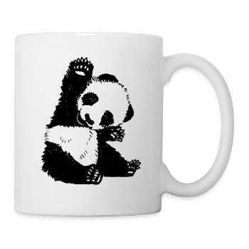 High Five Baby Panda - Mug - white - Right
