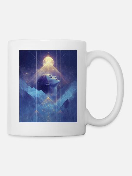 Sacred Geometry III - Tasse - Weiß