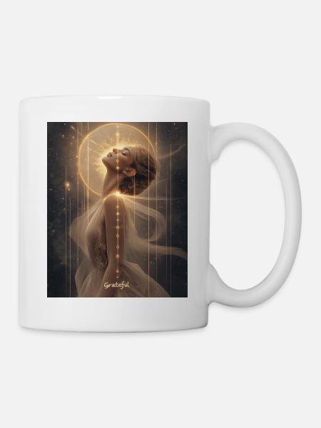 Grateful - Tasse - Weiß