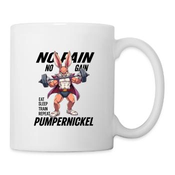 Pumpernickel - Pas de douleur, pas de gain - Mug blanc - blanc - Droite