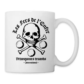 Les Fers de l'Enfer / The Irons of Hell - Pétanque - Mug - white - Right