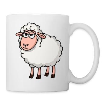 Chill Schafe - Tasse - Weiß - Rechts