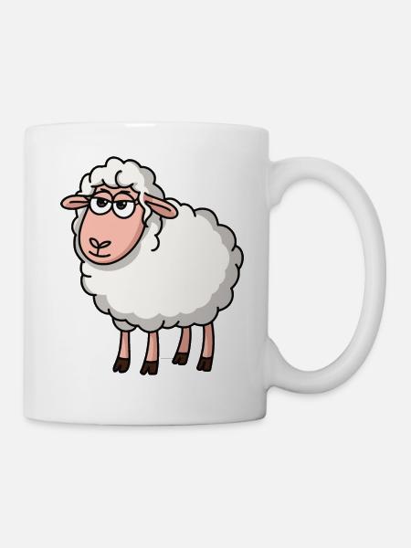 Refroidir les moutons - Mug blanc - blanc