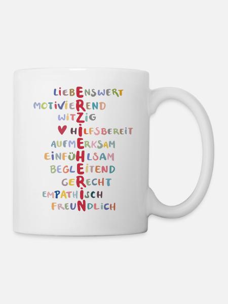 erzieherin - Tasse - Weiß