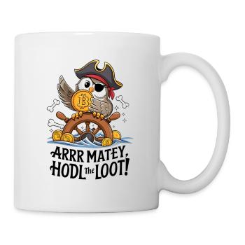 Hodl Die Beute! - Tasse - Weiß - Rechts