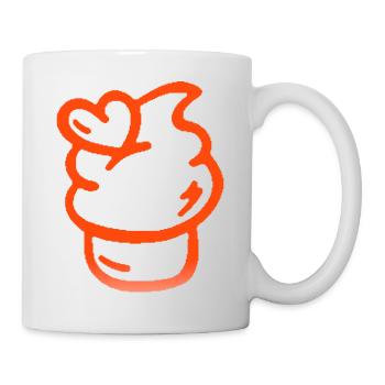 VALENTINE'S DAY HEART LOVE LOVE ROSE Y - Mug - white - Right