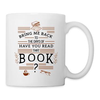 Vous avez lu ce livre Amateur de livres vintage et nostalgique - Mug blanc - blanc - Droite
