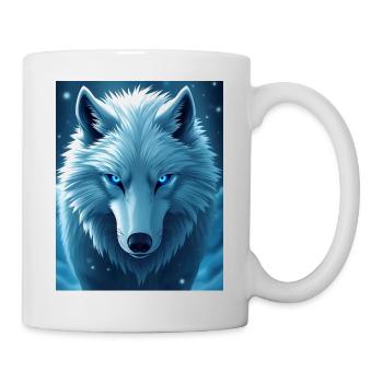 Anime Snow Wolf - Tasse - Weiß - Rechts