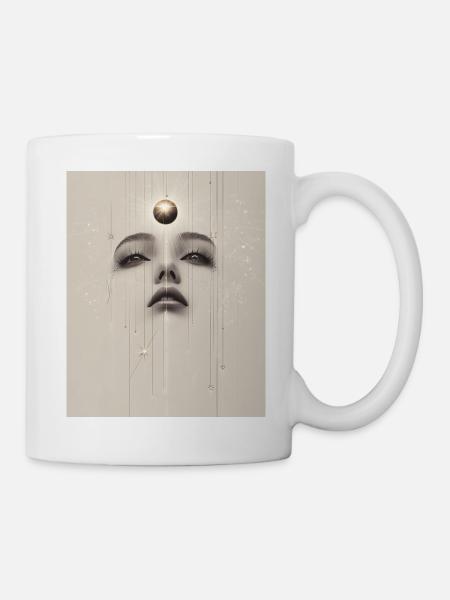She knows - Tasse - Weiß