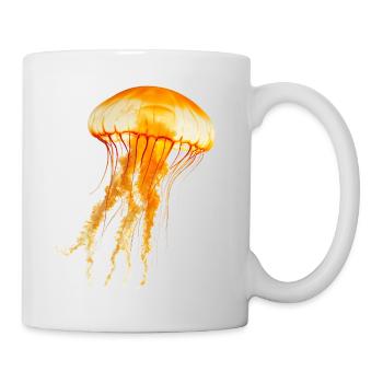 Quallen sind beeindruckende Meeresbewohner - Tasse - Weiß - Rechts