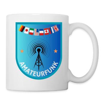 AMATEURFUNK - Tasse - Weiß - Rechts