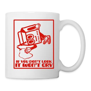 Conseil Parental Art - Lait renversé idome enfant - Mug blanc - blanc - Droite