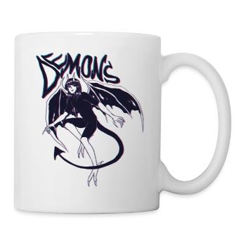 Demon Vibes – Sombre et mystique - Mug blanc - blanc - Droite