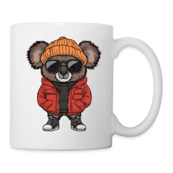 Koala Cool Comic - Tasse - Weiß - Rechts