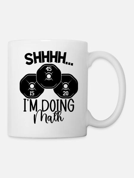 Math - Tasse - Weiß