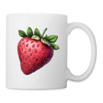 strawberry - Tasse - Weiß - Rechts