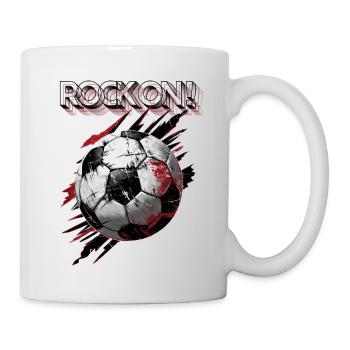 Football - rock on ! - Mug blanc - blanc - Droite
