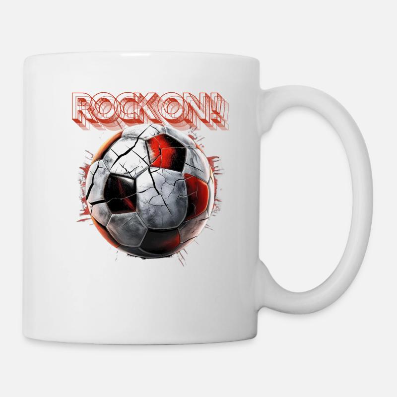 Football - rock on ! - Mug - white