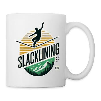 Slackline Slacklife Slacklining - Balance-Profi - Mug - white - Right