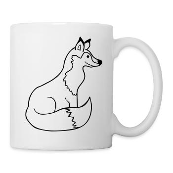 Fox Red Fox Wild Animal Clever Forest Inhabitants - Mug - white - Right