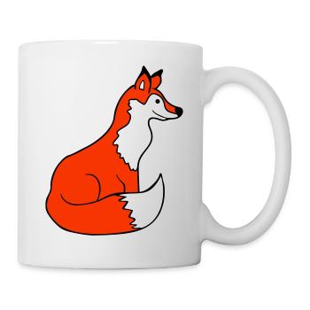 Fox Red Fox Wild Animal Clever Forest Inhabitants - Mug - white - Right