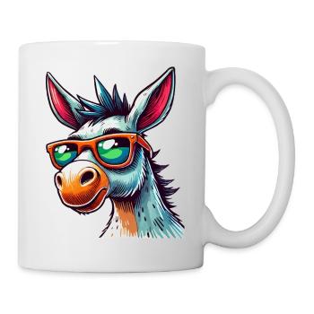 Esel Cool - Tasse - Weiß - Rechts