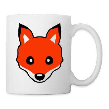 Fox Red Fox Wild Animal Clever Forest Inhabitants - Mug - white - Right