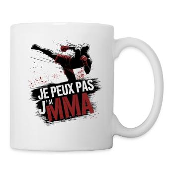 J'peux pas j'ai MMA - Mug blanc - blanc - Droite
