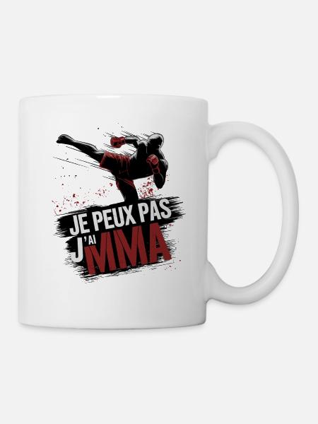 J'peux pas j'ai MMA - Mug blanc - blanc