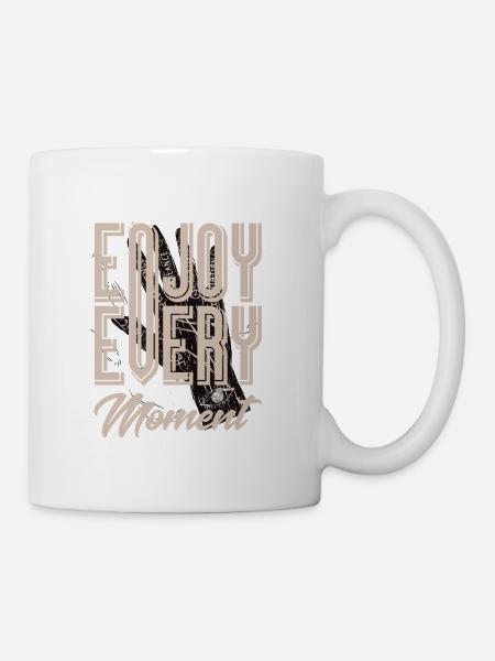 Enjoy Every Moment – Modern Mystic - Tasse - Weiß