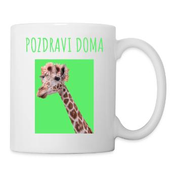 POZDRAVI DOMA MAJICA - Tasse - Weiß - Rechts